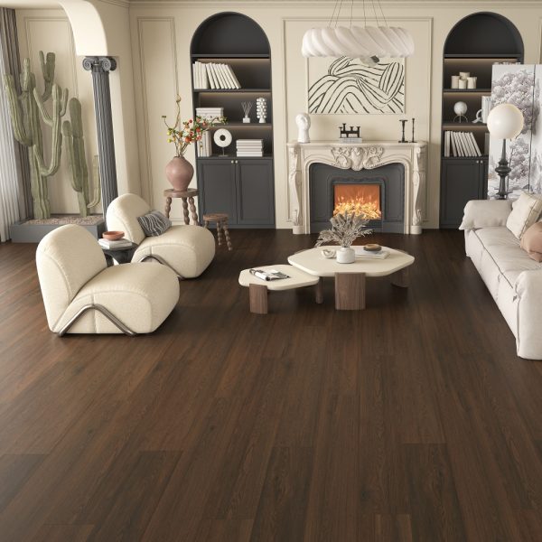 Elemental Wood Laminate Flooring Dark Wood