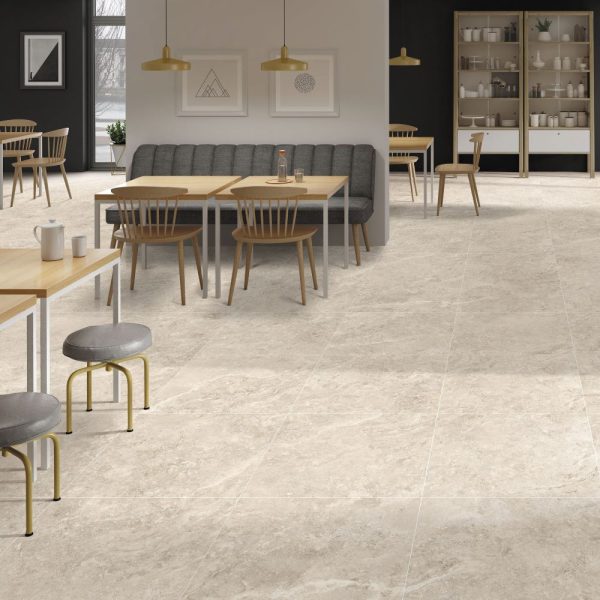 Travertine Vein Cut White 600 lifestyle