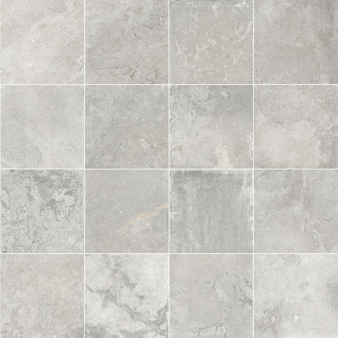 Travertino Lux Grey Matt 600-2 Travertino Lux Grey Matt 600x600