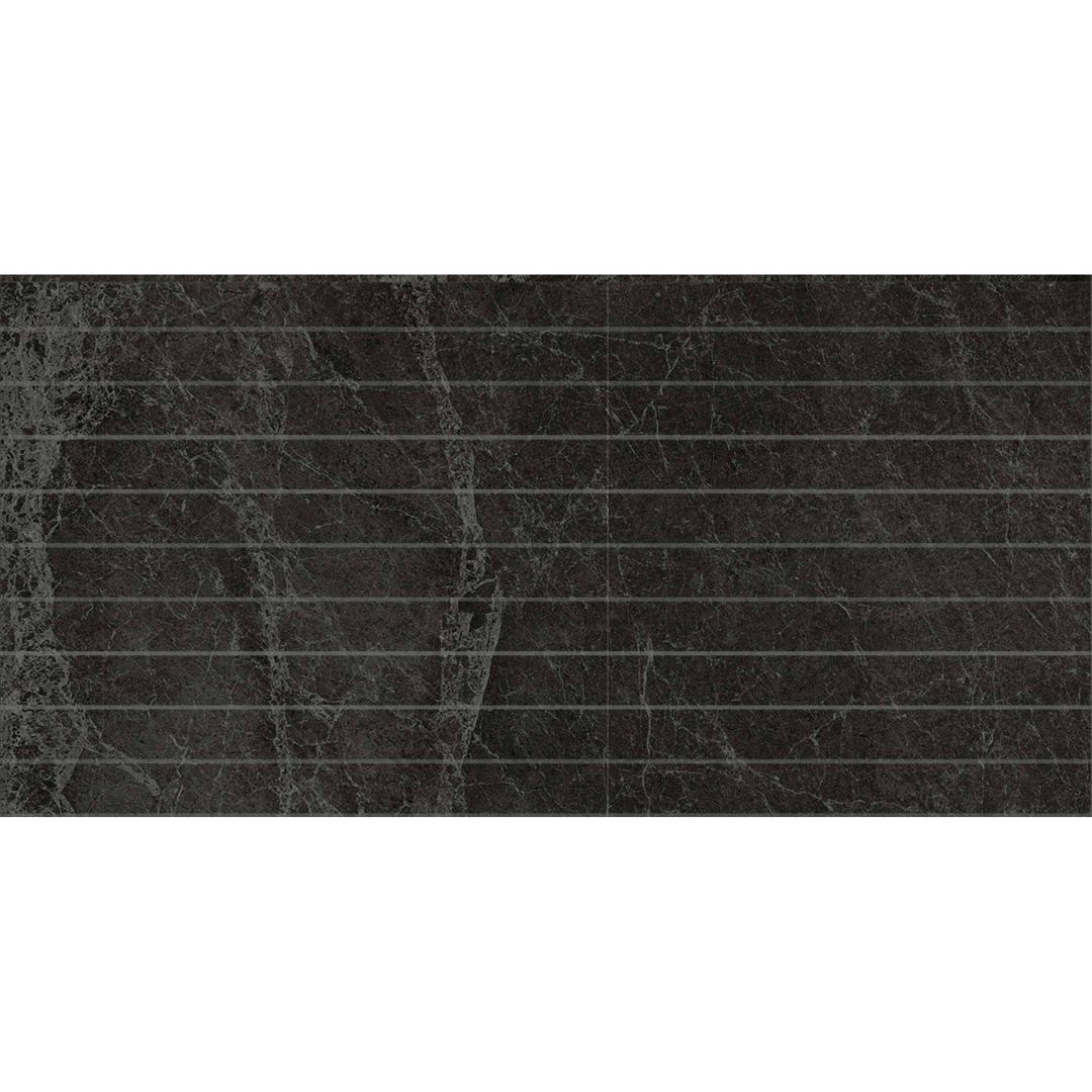 ietra Black Matt Strip Mosaic Pietra Black Matt Strip Mosaic